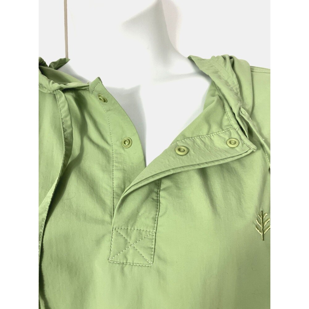 Coolibar Hooded UPF 50+ Sun Protection Nylon Jacket Lime Green Size XL - Picture 6 of 8
